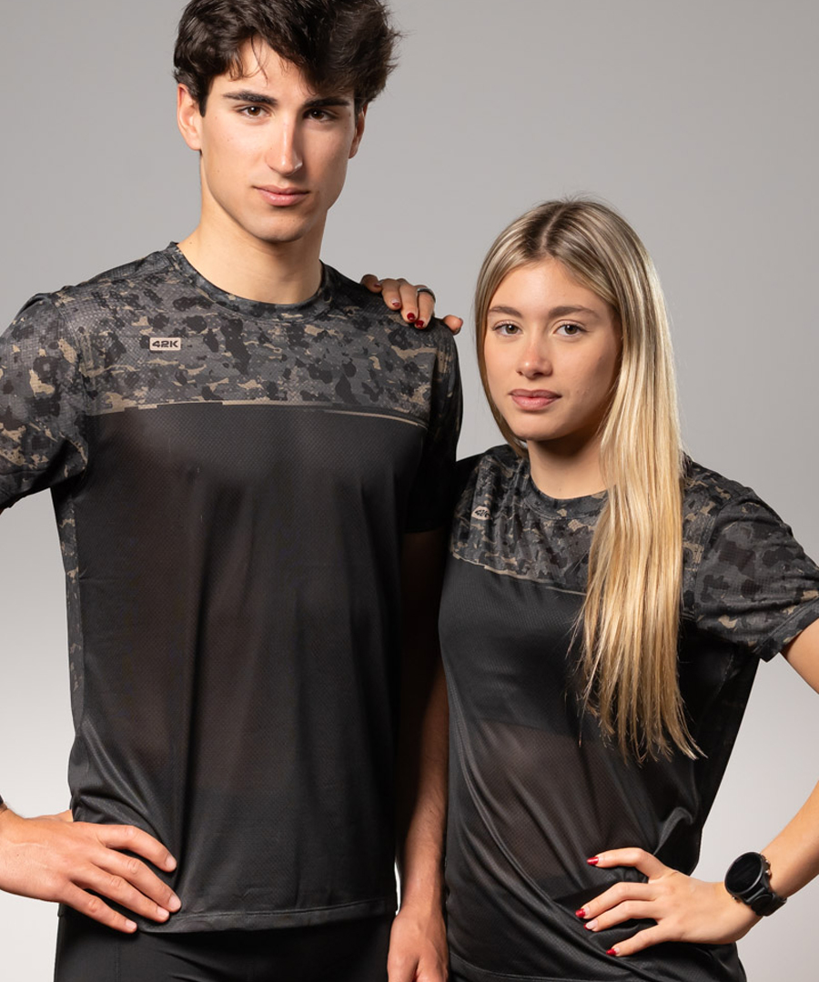 TECHNICAL T-SHIRT ARMY BLACK