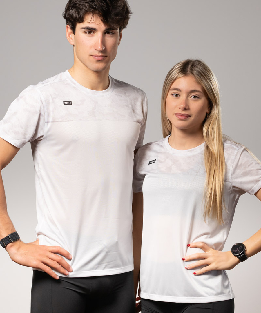 TECHNICAL T-SHIRT ARMY WHITE
