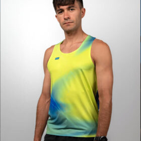 TECHNICAL TANK TOP APEX YELLOW-BLUE