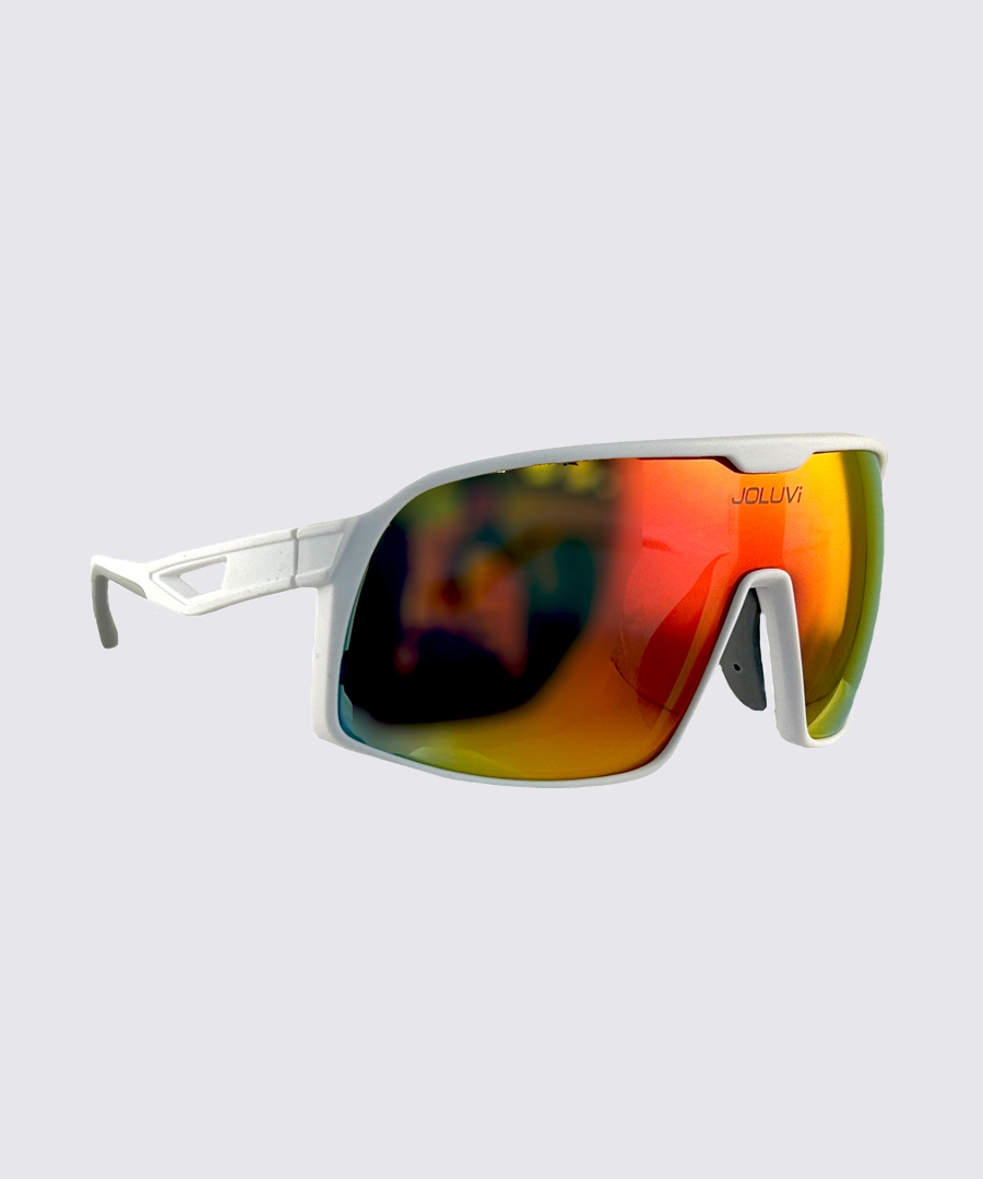TEKTRA SPORTS GLASSES WHITE/RED