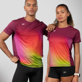 TECHNICAL T-SHIRT CHROMA WINE