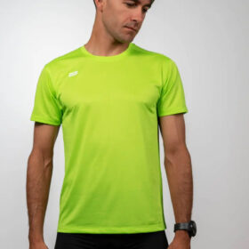 TECHNICAL T-SHIRT RAW GREEN FLUOR