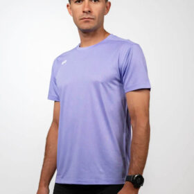 TECHNICAL T-SHIRT RAW LILAC